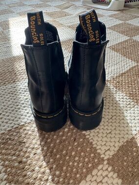 Dr. Martens Black Leather 2976 Quad Ankle Boots